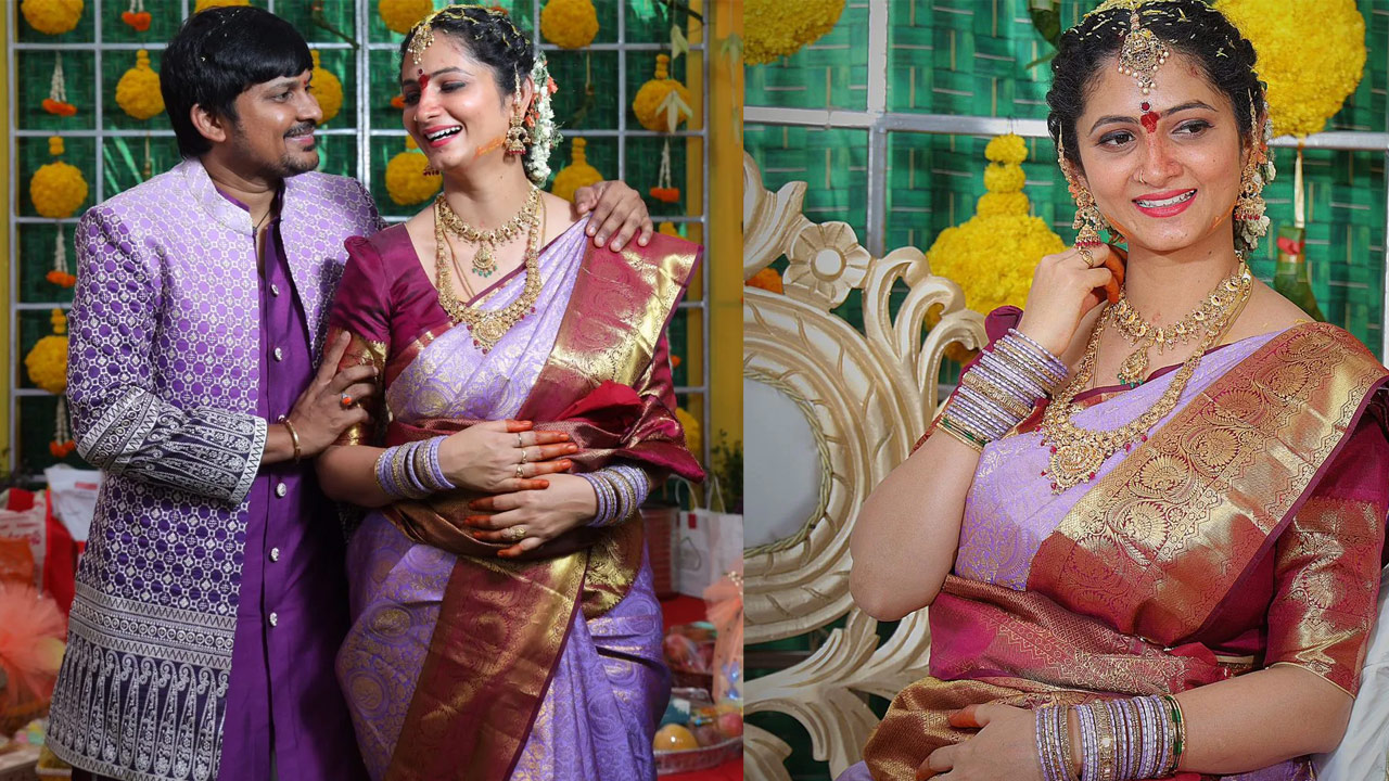 Jabardasth Rakesh's Wife Sujata's Sreemantam Photos