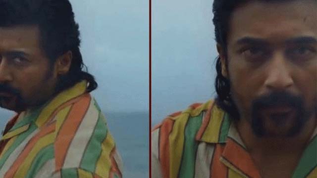 Surya first look out from 'Surya44' Surya first look out from 'Surya44'