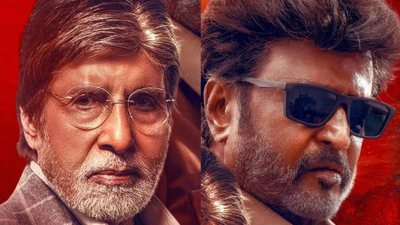 Rajinikanth and Amitabh Bachchan Unleash Intensity in New 'Vettaiyan' Poster Rajinikanth and Amitabh Bachchan Unleash Intensity in New 'Vettaiyan' Poster