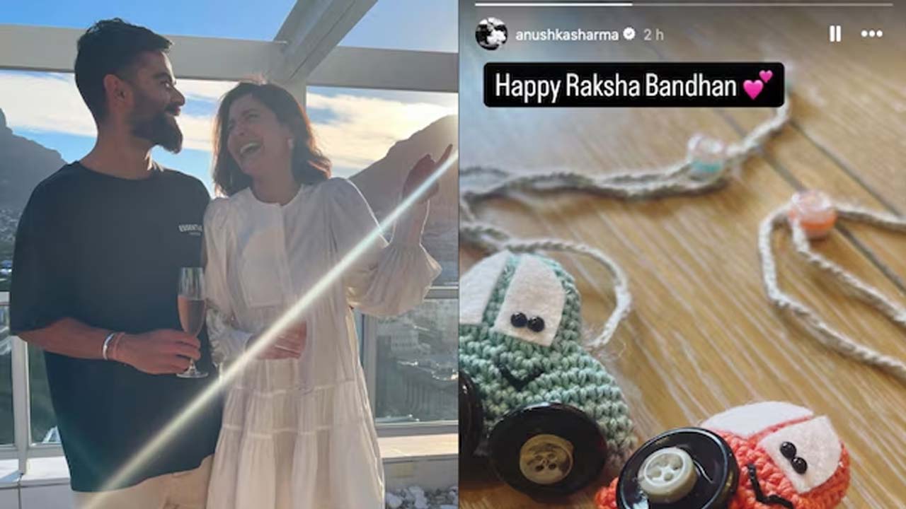 Anushka Sharma Shares Adorable Raksha Bandhan Moments of Her Kids in London