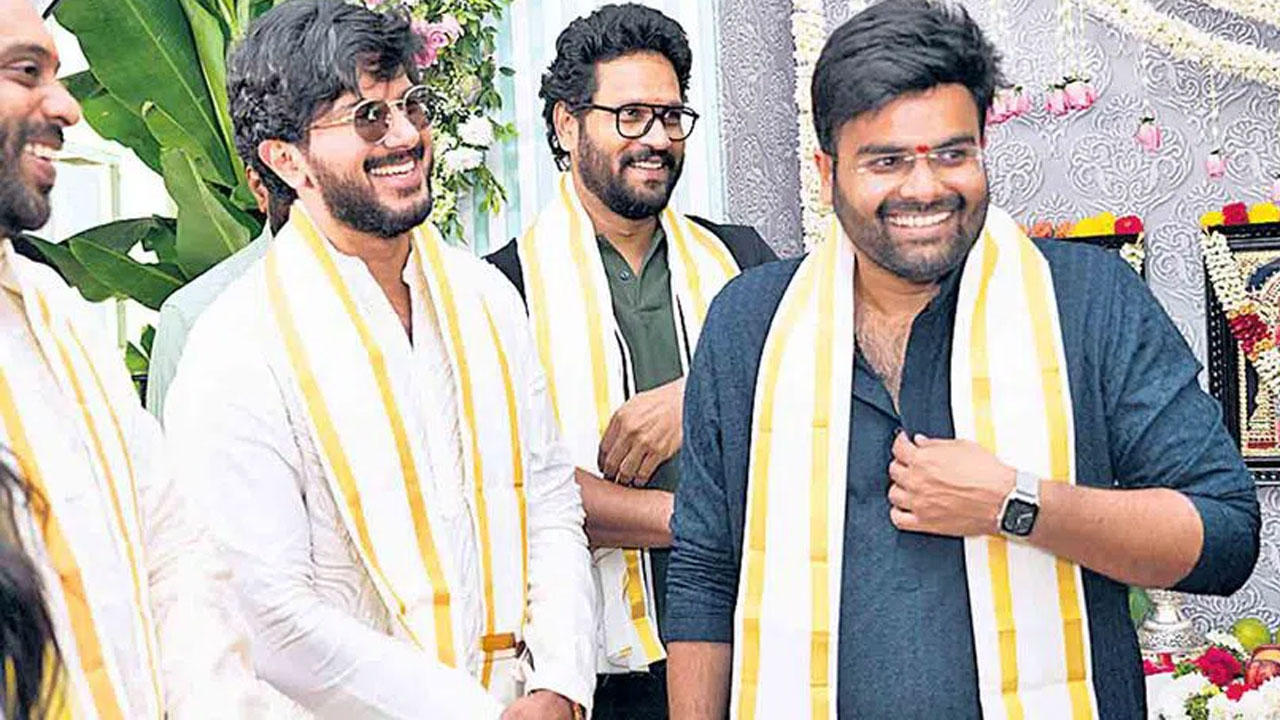 Dulquer Salmaan's New Film Aakasamlo Oka Tara Kicks Off With Pooja Ceremony