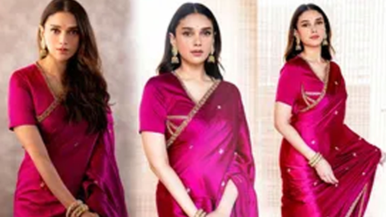 Adithi Rao Hydari Stunning Saree Photos