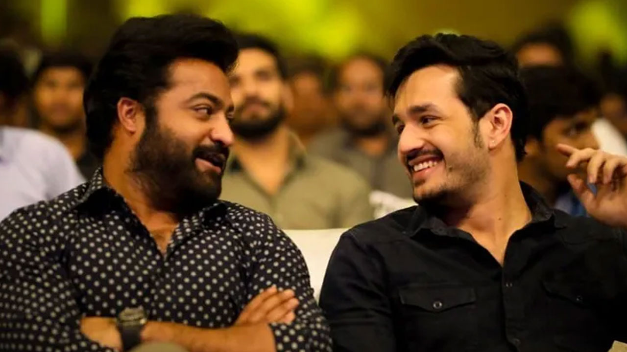 Akhil Akkineni Meets Jr NTR Prashanth Neel Fans Excited About New Project