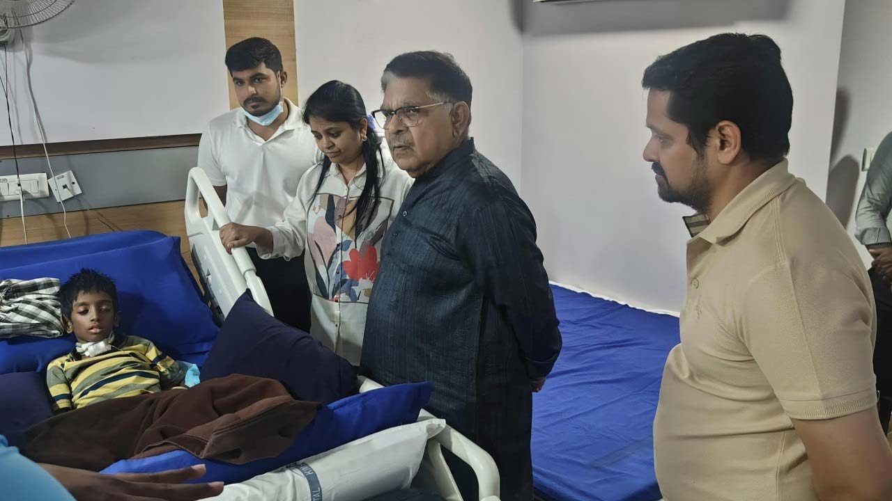Allu Aravind Visit Sri Tej At Rehabilitation Center After Sandhya Theater Incident Allu Aravind Visit Sri Tej At Rehabilitation Center After Sandhya Theater Incident