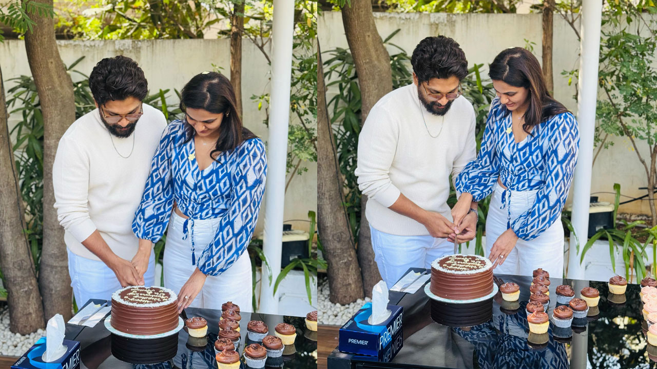 Allu Arjun And Sneha Reddy's 14th Wedding Anniversary