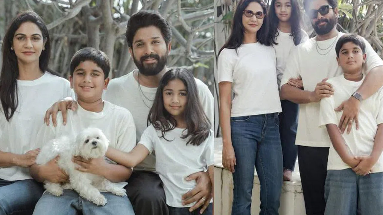 Allu Sneha Reddy Shares Family Photos