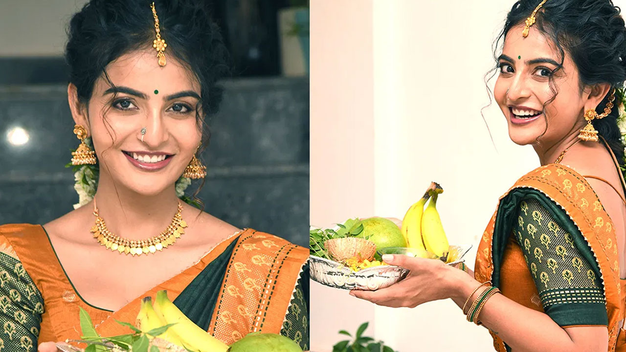 Ananya Nagalla's Stunning Half Saree Photoshoot