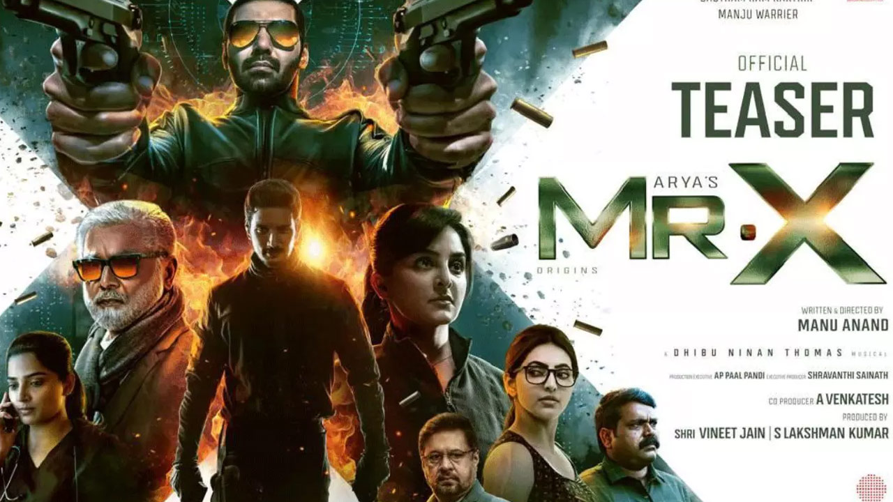 Arya Mr. X Movie Telugu Teaser Released
