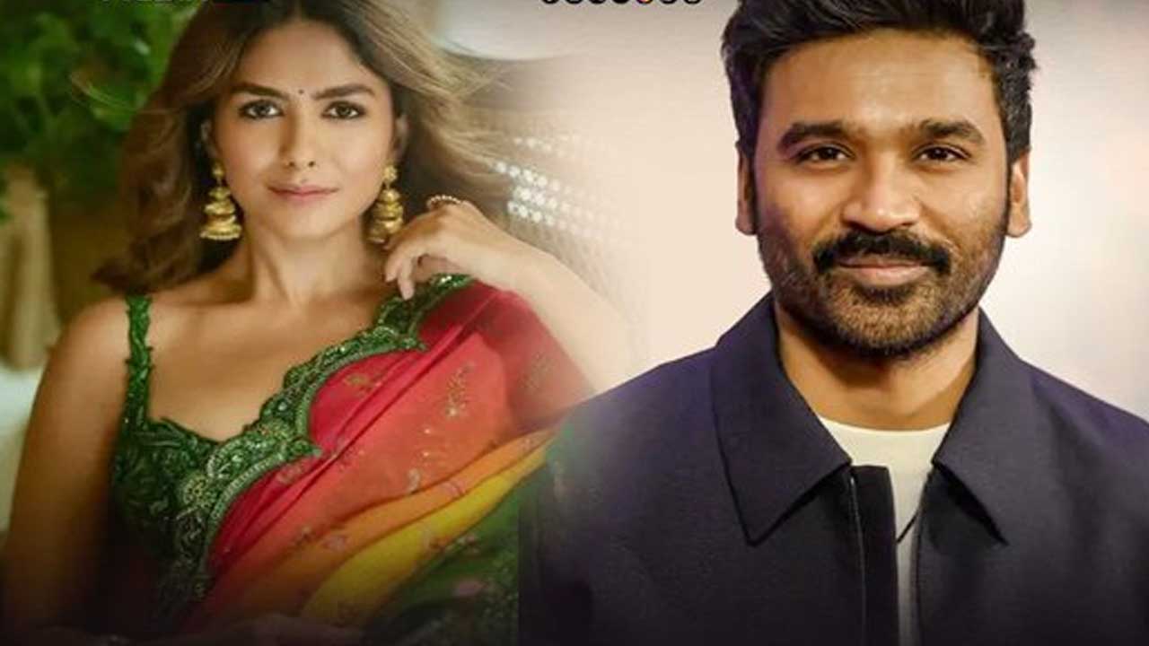 Dhanush Mrunal Thakur Spark Buzz Again as Their Instagram Comment Exchange Goes Viral