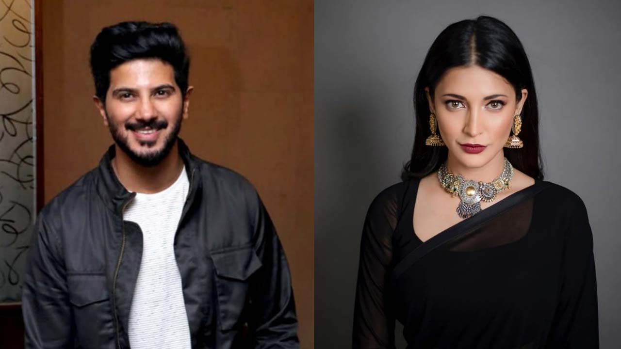 Shruti Haasan Joins Dulquer Salmaan In Aakasamlo Oka Tara