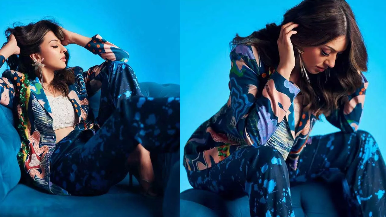 Hansika Shines in a Gorgeous Blue Suit, Radiating Elegance Hansika Shines in a Gorgeous Blue Suit, Radiating Elegance