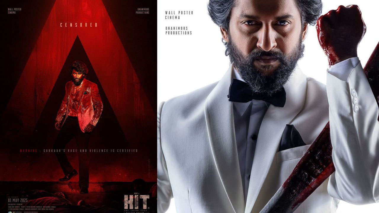 Nani's Hit 3 Receives 'A' Certificate Ahead Of May 1 Release