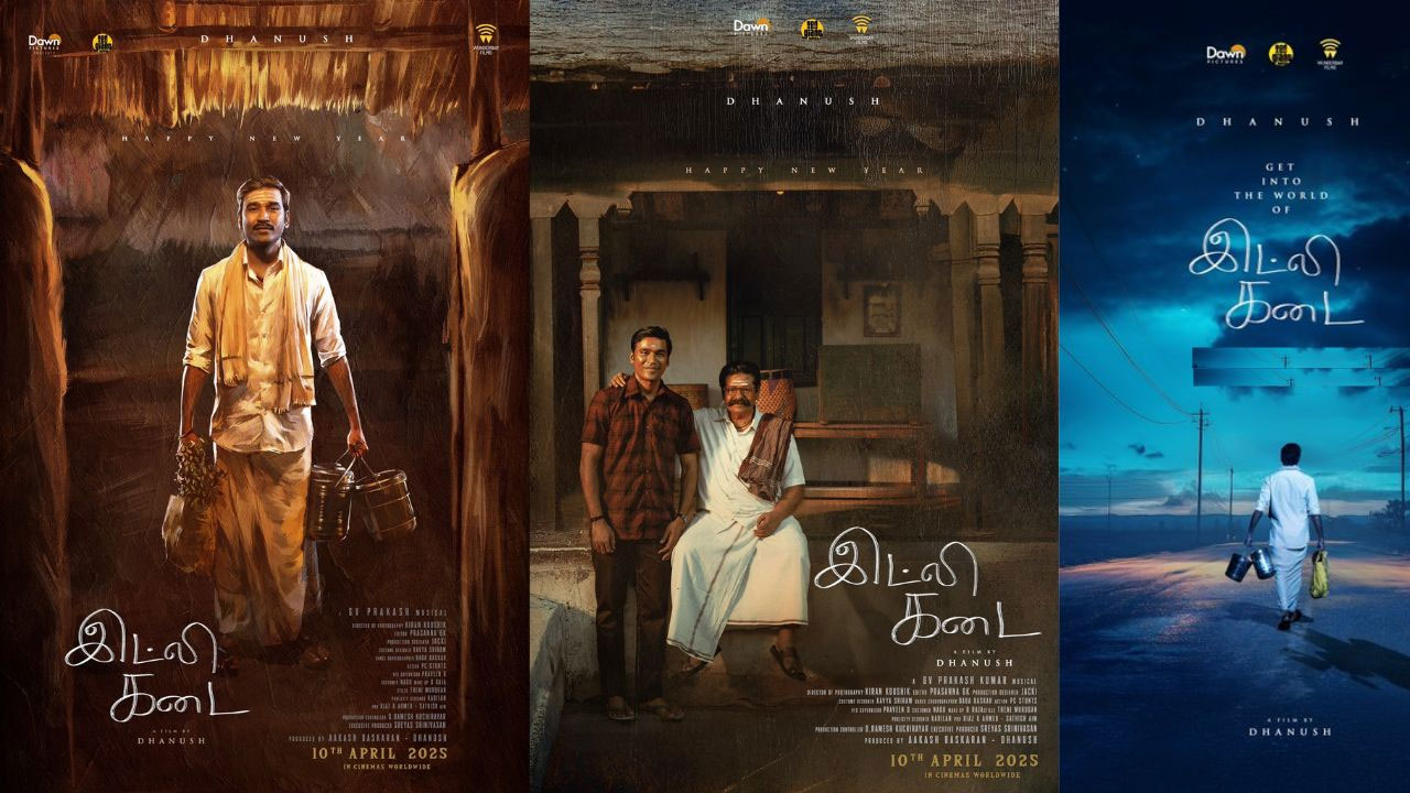 Dhanush's Idli Kadai First Look Revealed With Rural Makeover