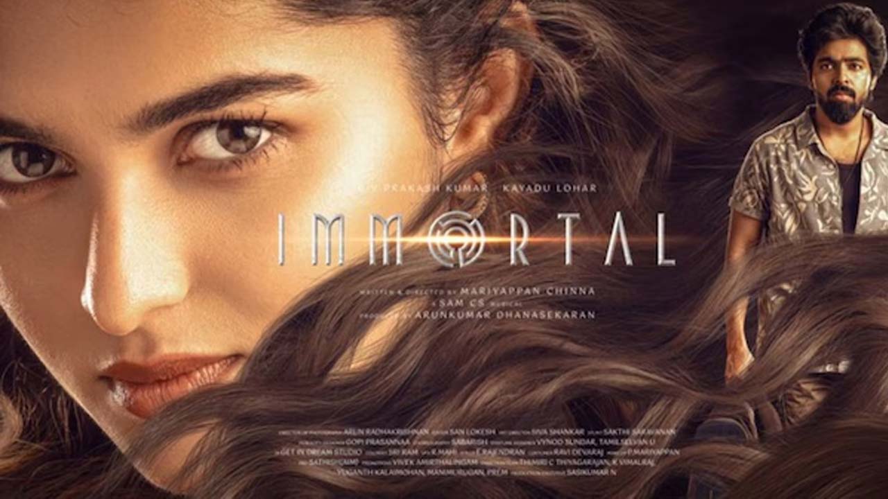 GV Prakash And Kayadu Lohar's Immortal Horror Film First Look Out GV Prakash And Kayadu Lohar's Immortal Horror Film First Look Out