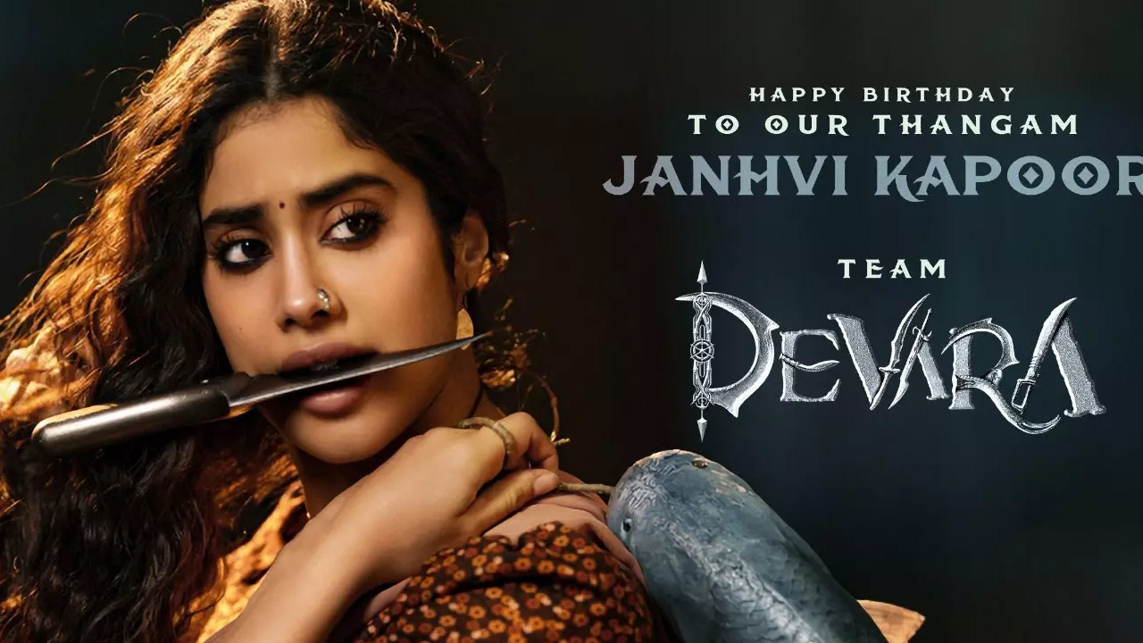Jahnavi Kapoor Poster Released From Devara 2 Movie 