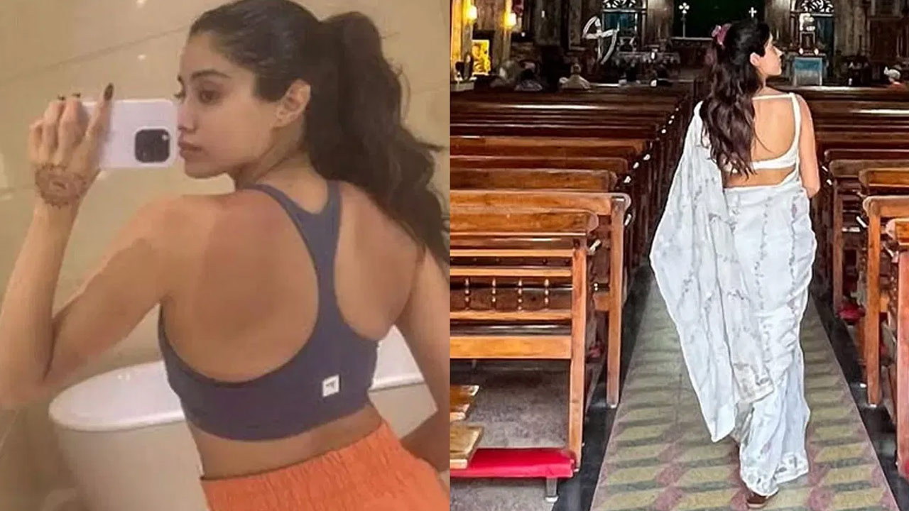 Janhvi Kapoor Sets the Internet on Fire with Her Sizzling Poses