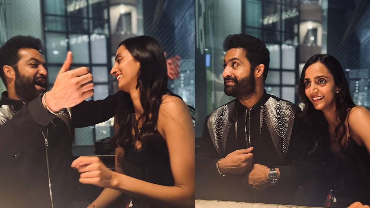 Jr NTR Celebrates Wife's Birthday in Japan 