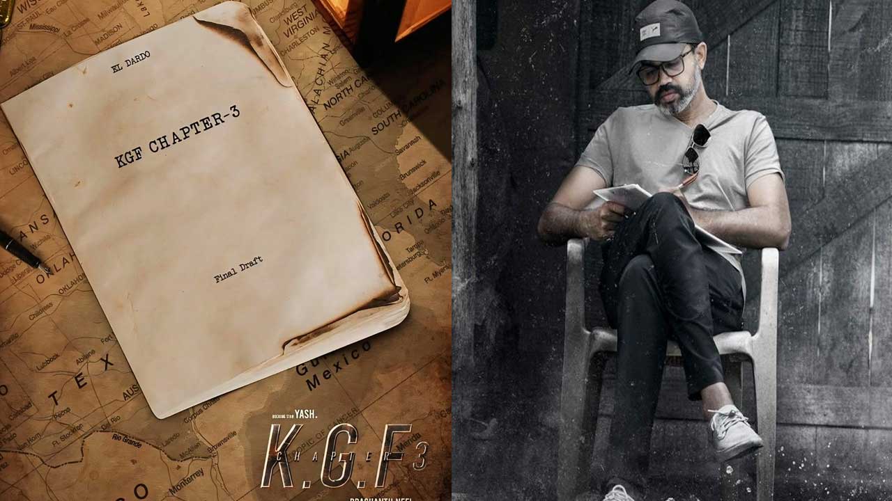 KGF Chapter 3 Final Draft Ready? Prashanth Neels Viral Insta Post KGF Chapter 3 Final Draft Ready? Prashanth Neels Viral Insta Post