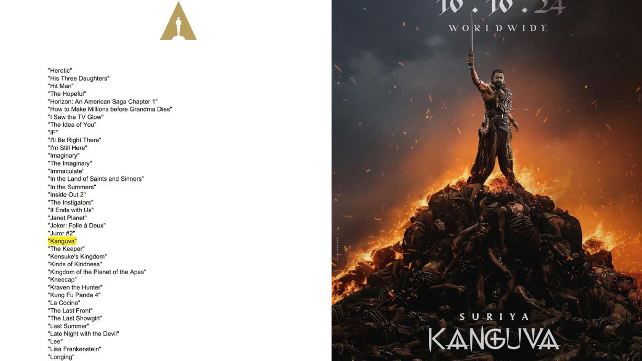 Kanguva Surges Into 2025 Oscars Race After Initial Setback Kanguva Surges Into 2025 Oscars Race After Initial Setback