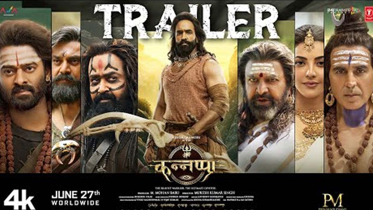 Manchu Vishnu's Kannappa Trailer Release Today Manchu Vishnu's Kannappa Trailer Release Today