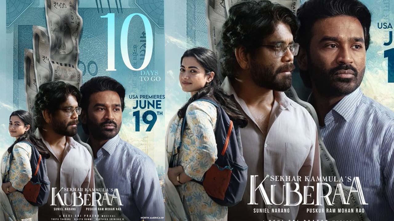 Kuberaa North America Premieres on June 9th, Released by Prathyangira Cinemas