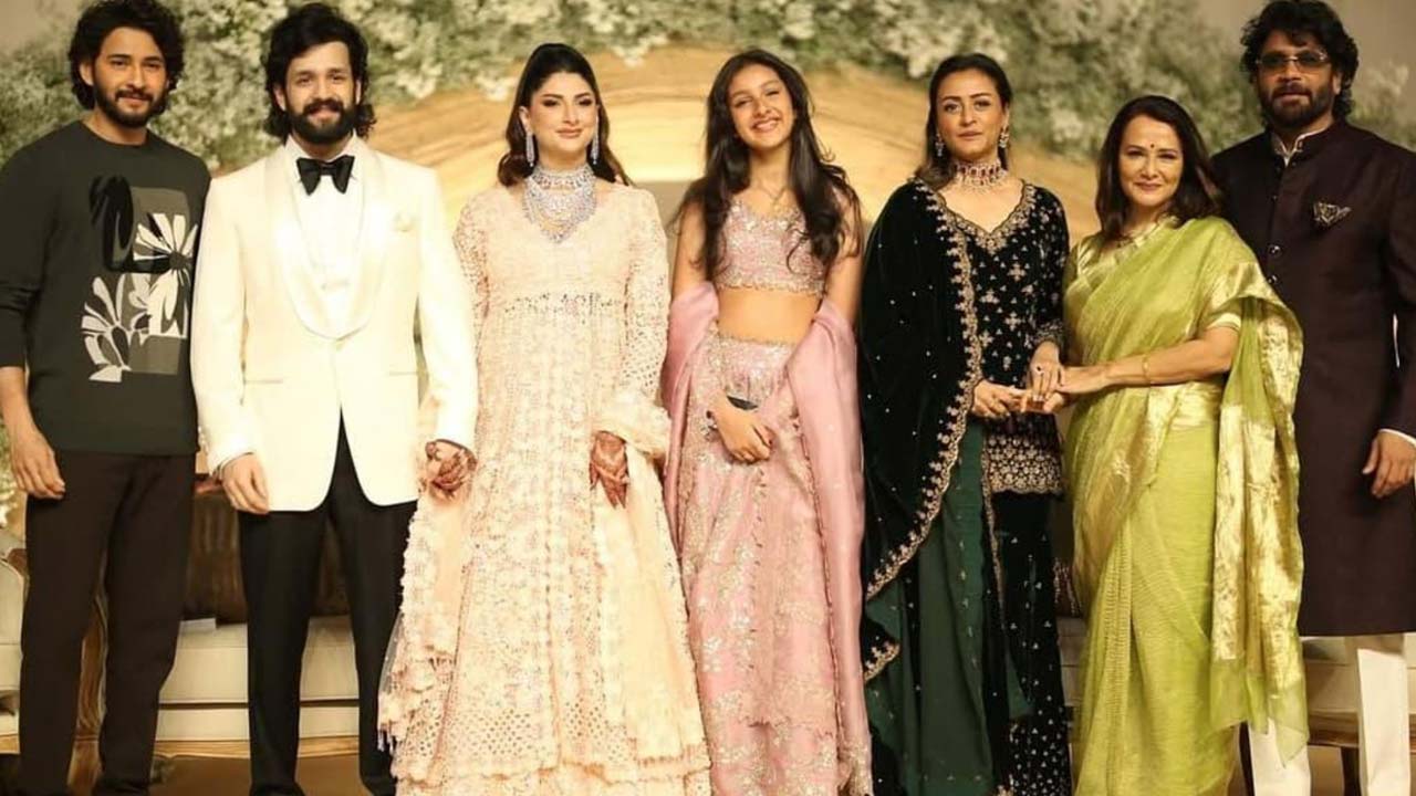 Mahesh Babu's 1.5 Lakh Hermes T-Shirt Creates Buzz At Akhil Reception