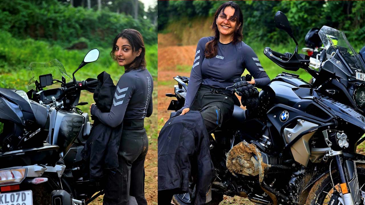 Manju Warrier Buys Rs 21 Lakh BMW Bike Photos Go Viral Online Manju Warrier Buys Rs 21 Lakh BMW Bike Photos Go Viral Online