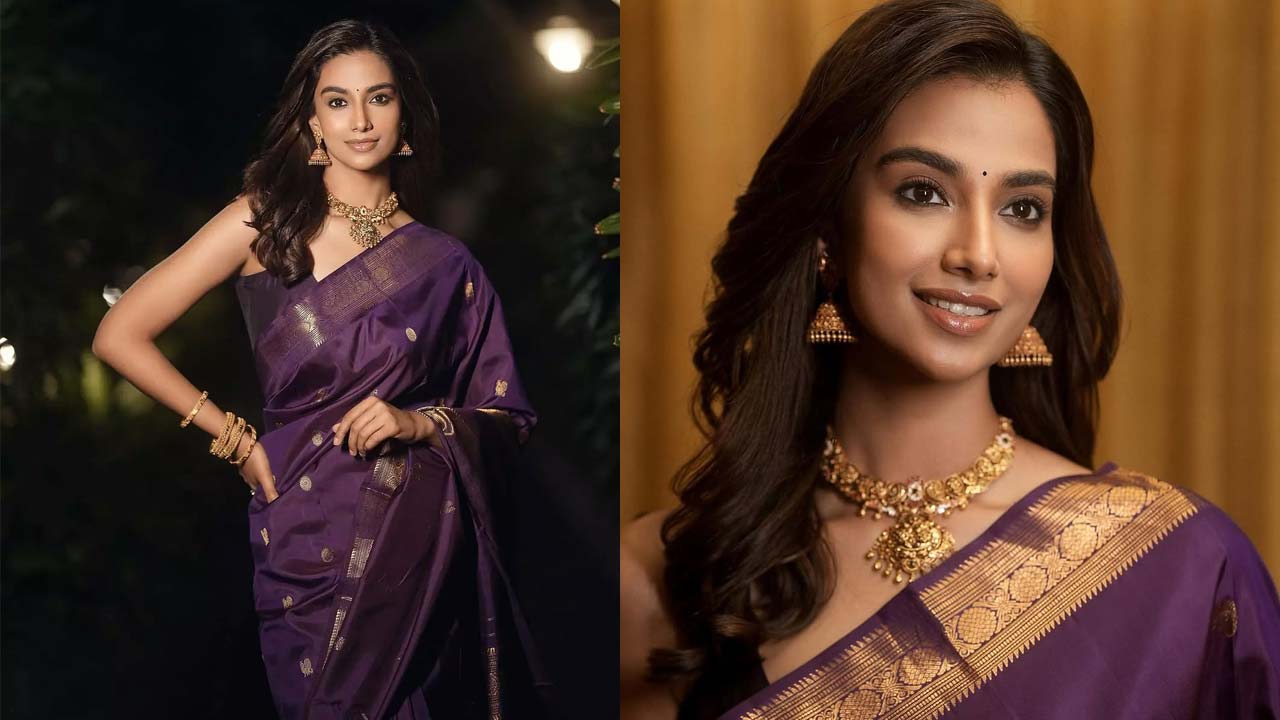 Meenakshi Chaudhary Shines in Elegant Saree Look