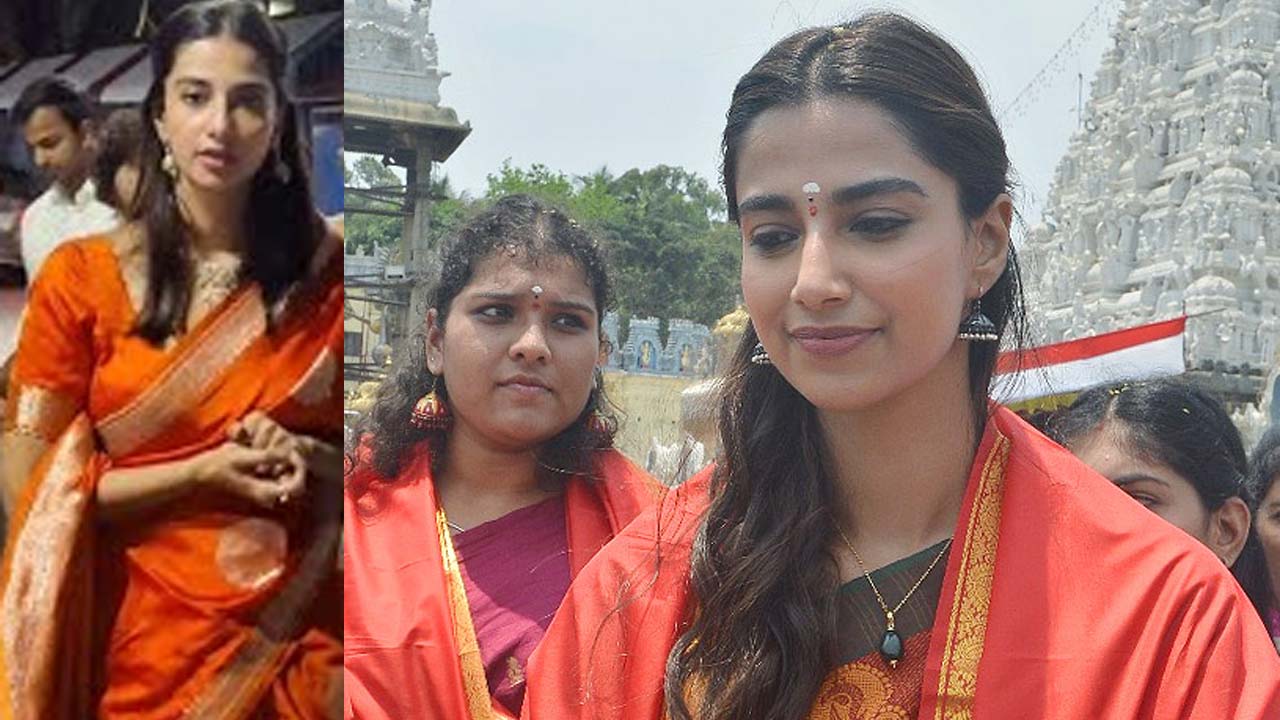 Meenakshi Chowdary Visits Tirumala Srivari Temple