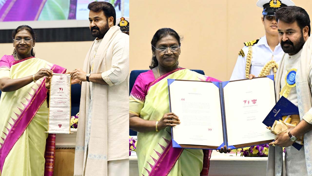 Mohanlal Honored With Dadasaheb Phalke Award