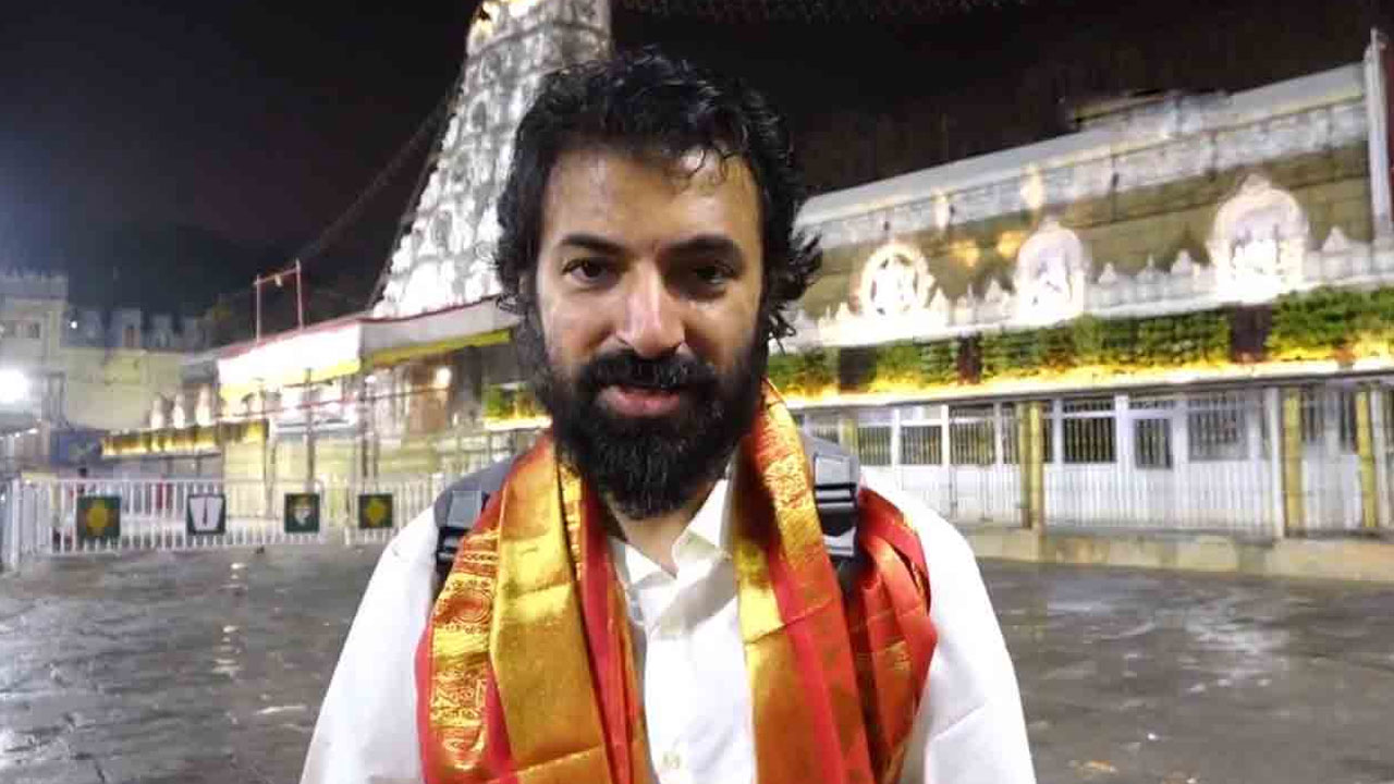 Nag Ashwin Visits Tirumala Sri Venkateswara Temple for Divine Blessings Nag Ashwin Visits Tirumala Sri Venkateswara Temple for Divine Blessings