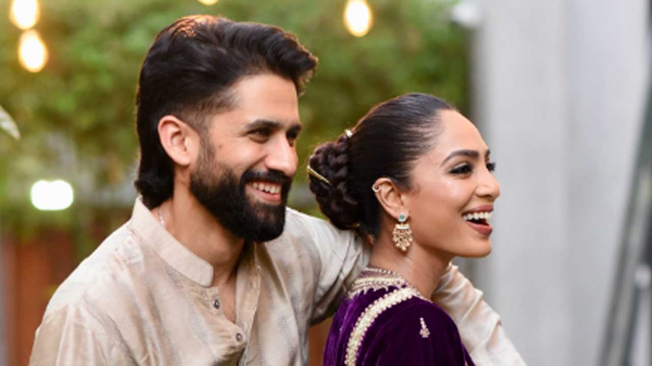 Naga Chaitanya and Sobhita Dhulipala Celebrate First Diwali After Marriage