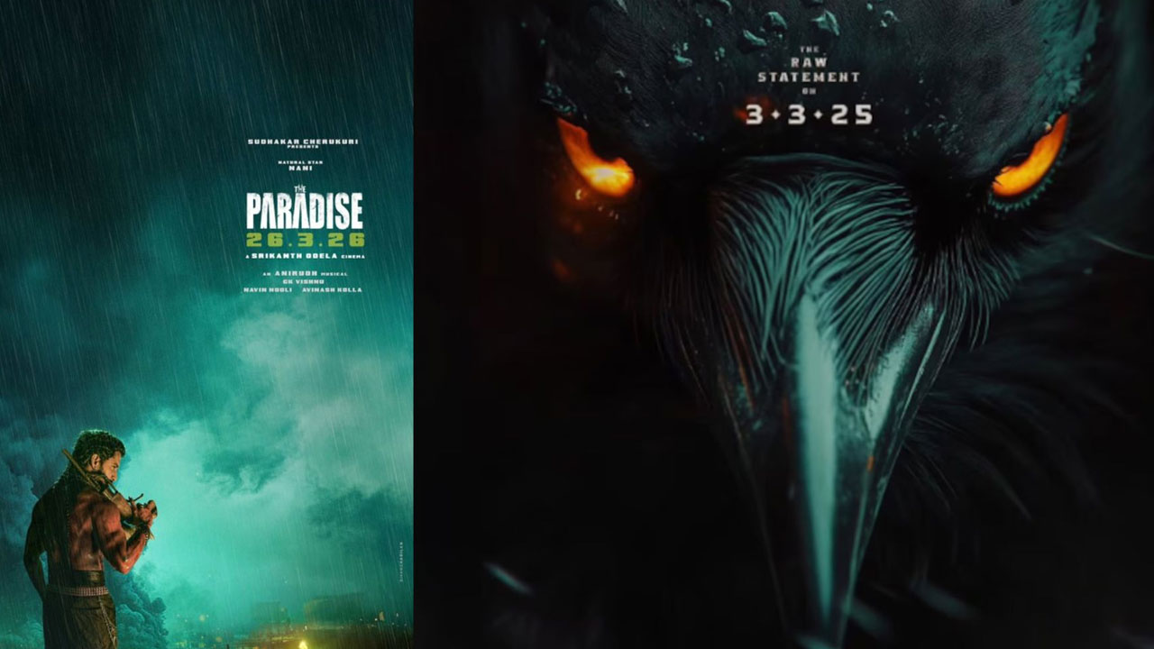 Nani: Another Poster Released from 'The Paradise' Movie 