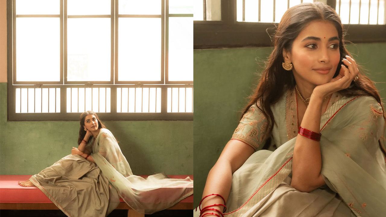 Pooja Hegde: Stunning in a Saree After a Long Time