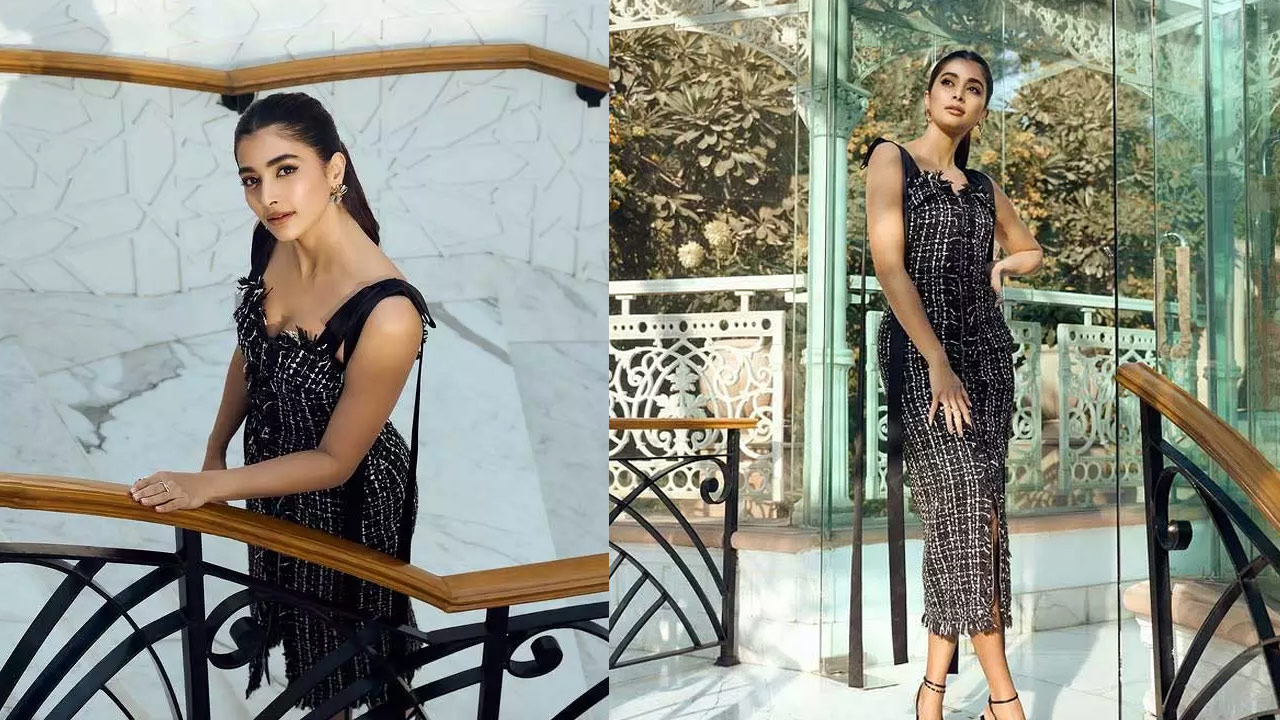 Pooja Hegde's Black Dress Photos Pooja Hegde's Black Dress Photos