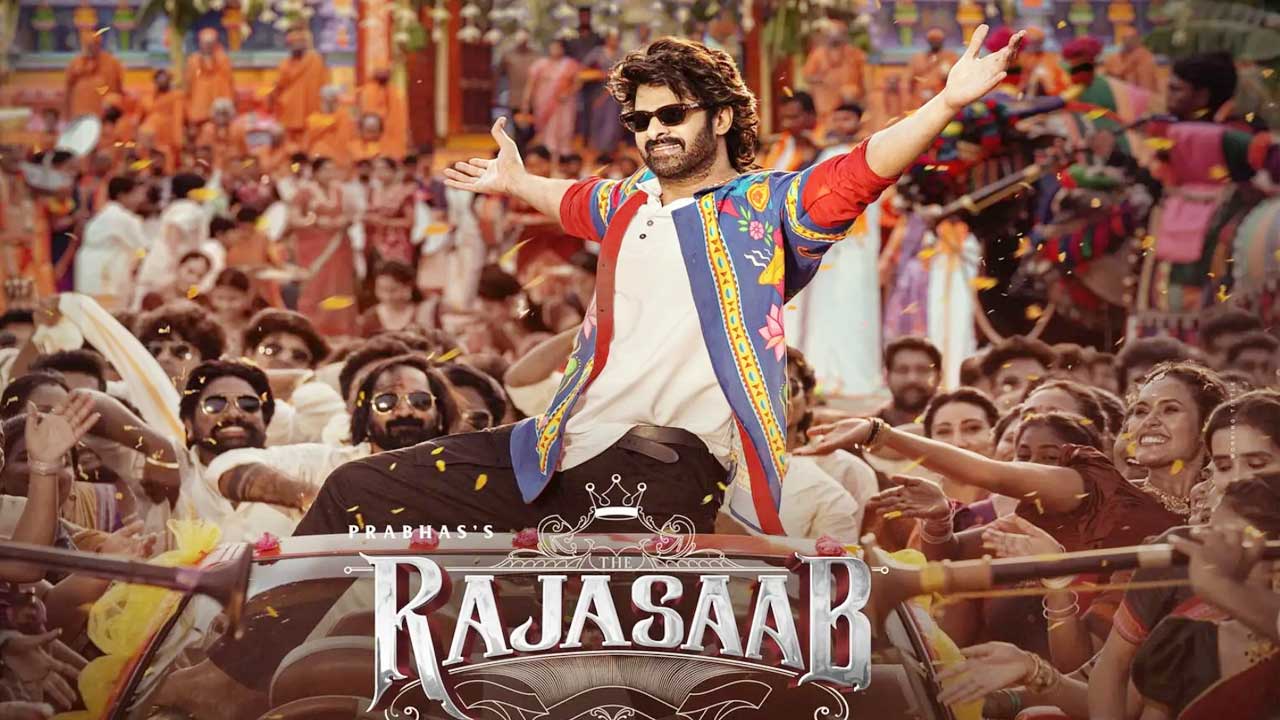 Prabhas Raja Saab Poster Out: Mass Celebration Begins! Prabhas Raja Saab Poster Out: Mass Celebration Begins!