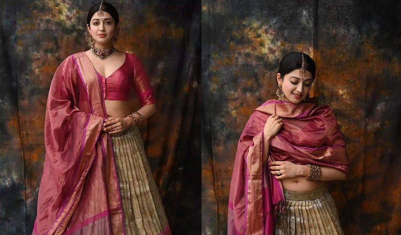 Pranitha Subhash's Timeless Beauty in Traditional Elegance