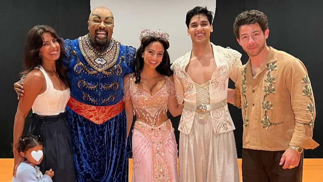 Priyanka Chopra's Daughter Enjoys Magical Aladdin Show Priyanka Chopra's Daughter Enjoys Magical Aladdin Show