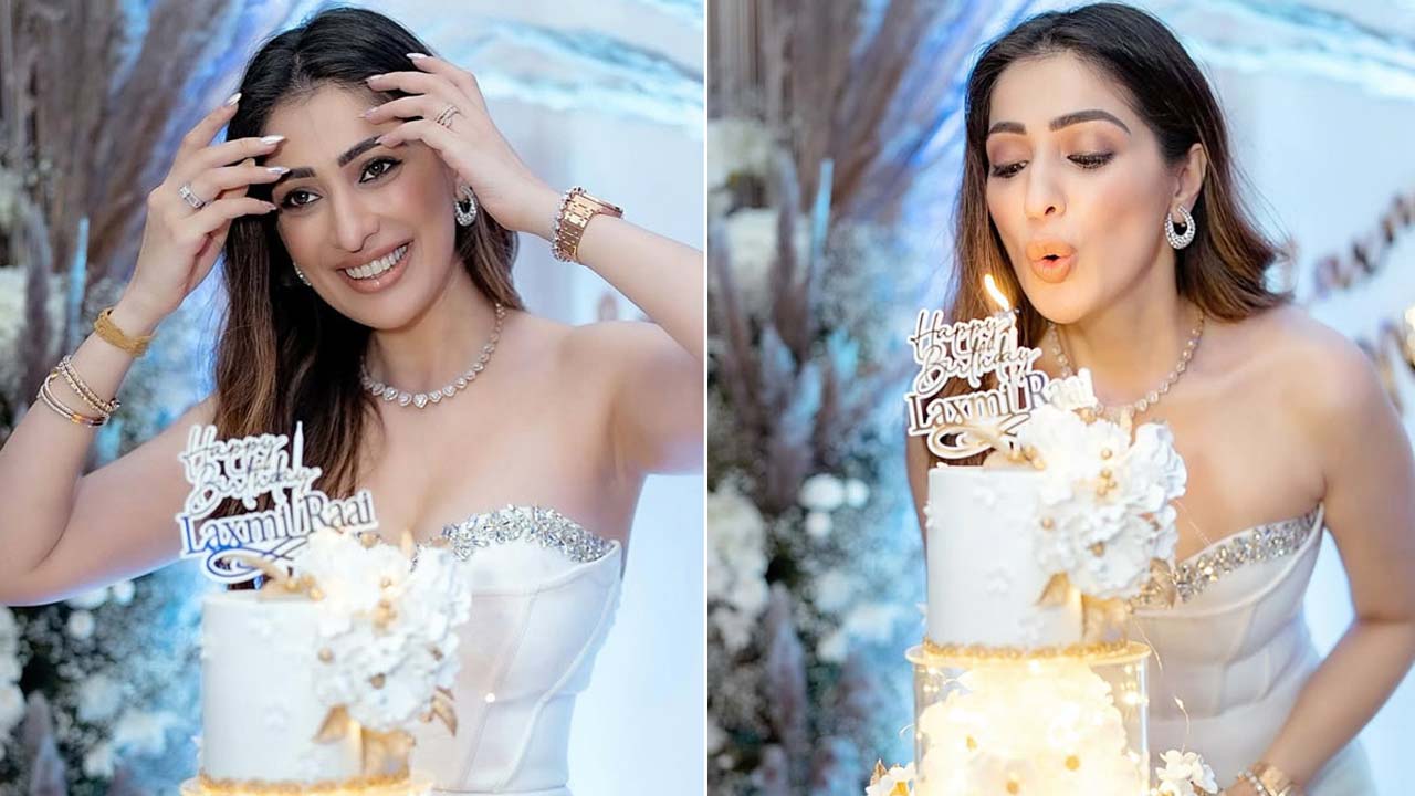 Raai Laxmi Birthday Celebration Photos