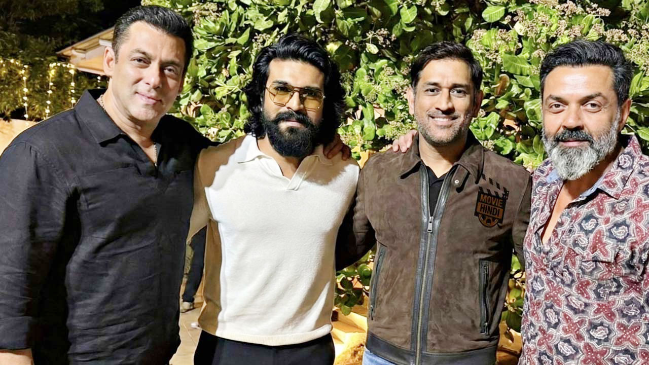Ram Charan, MS Dhoni Join Salman Khan&rsquo;s Birthday Bash as Bollywood Stars Gather