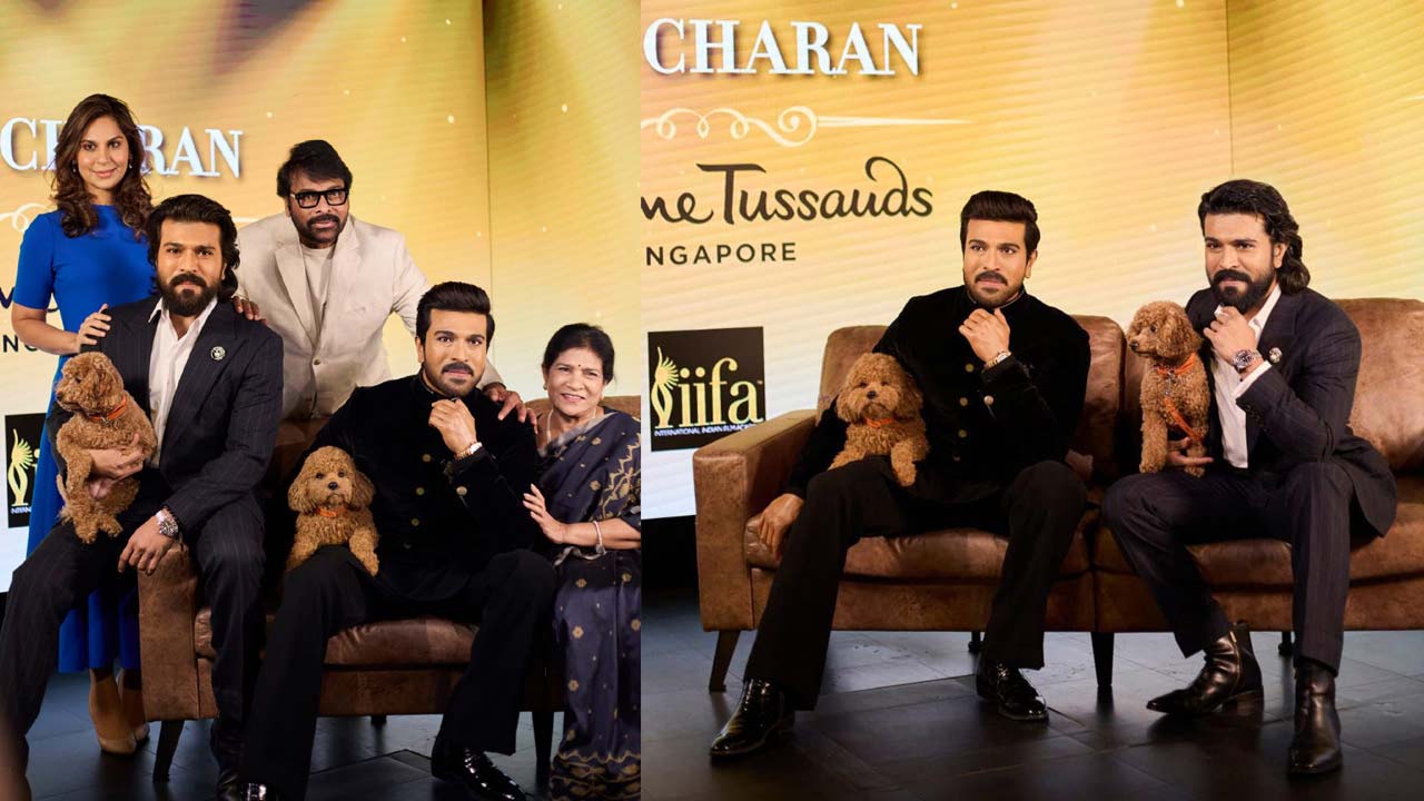 Ram Charan's Wax Statue Unveiled In London Ram Charan's Wax Statue Unveiled In London