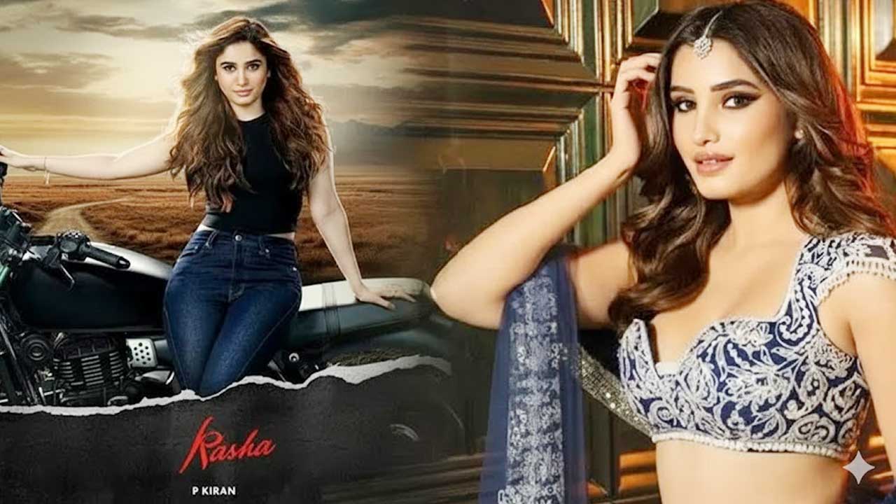 Rasha Thadani Joins Jayakrishna for His Tollywood Debut in Ajay Bhupathi Film Rasha Thadani Joins Jayakrishna for His Tollywood Debut in Ajay Bhupathi Film