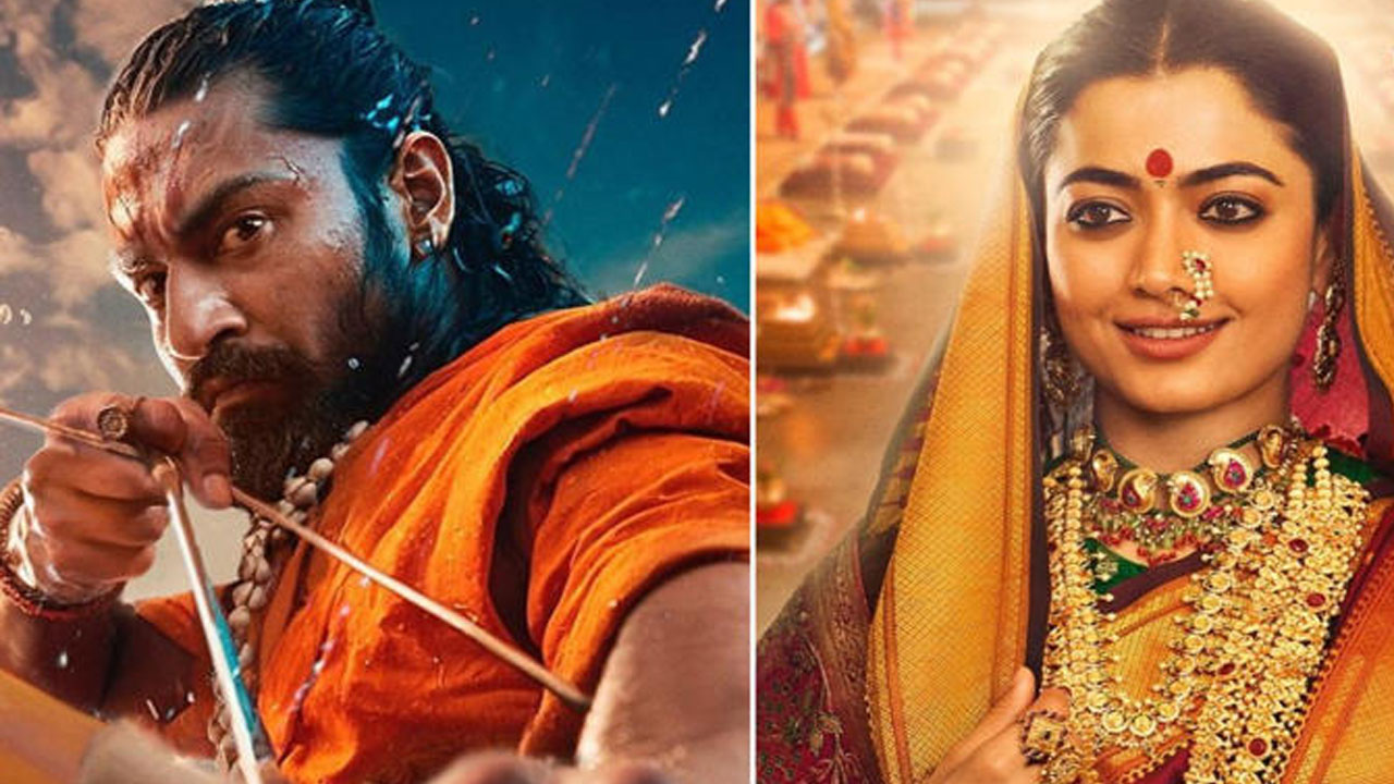 First Look Of Rashmika Mandanna As Maharani Yesubai In Chhaava Revealed