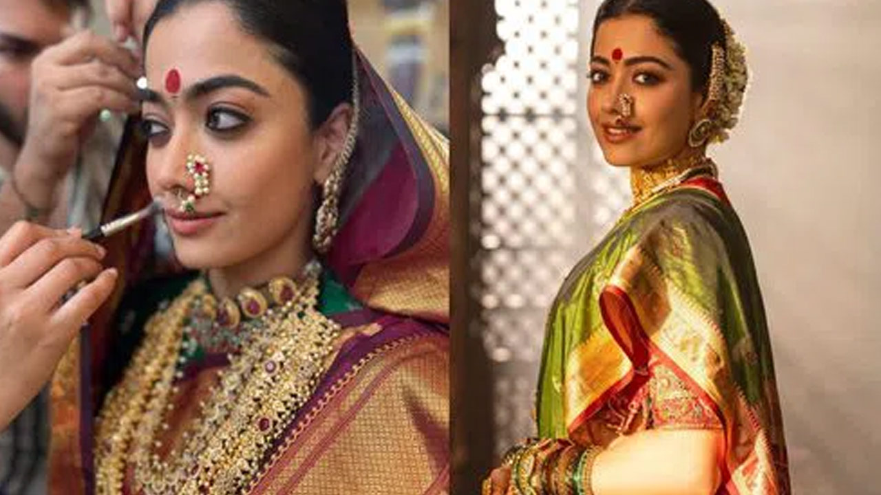 Rashmika Mandanna: Working Stills from 'Chaava' Movie Rashmika Mandanna: Working Stills from 'Chaava' Movie