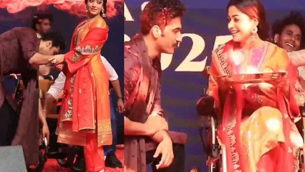 Rashmika Mandanna's Dedication Shines in Chhaava Promotions with Vicky Kaushal Rashmika Mandanna's Dedication Shines in Chhaava Promotions with Vicky Kaushal