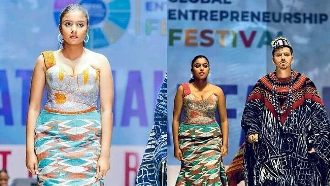 Roja's Daughter Anshu Malik Shines at Global Entrepreneurship Festival with Ramp Walk
