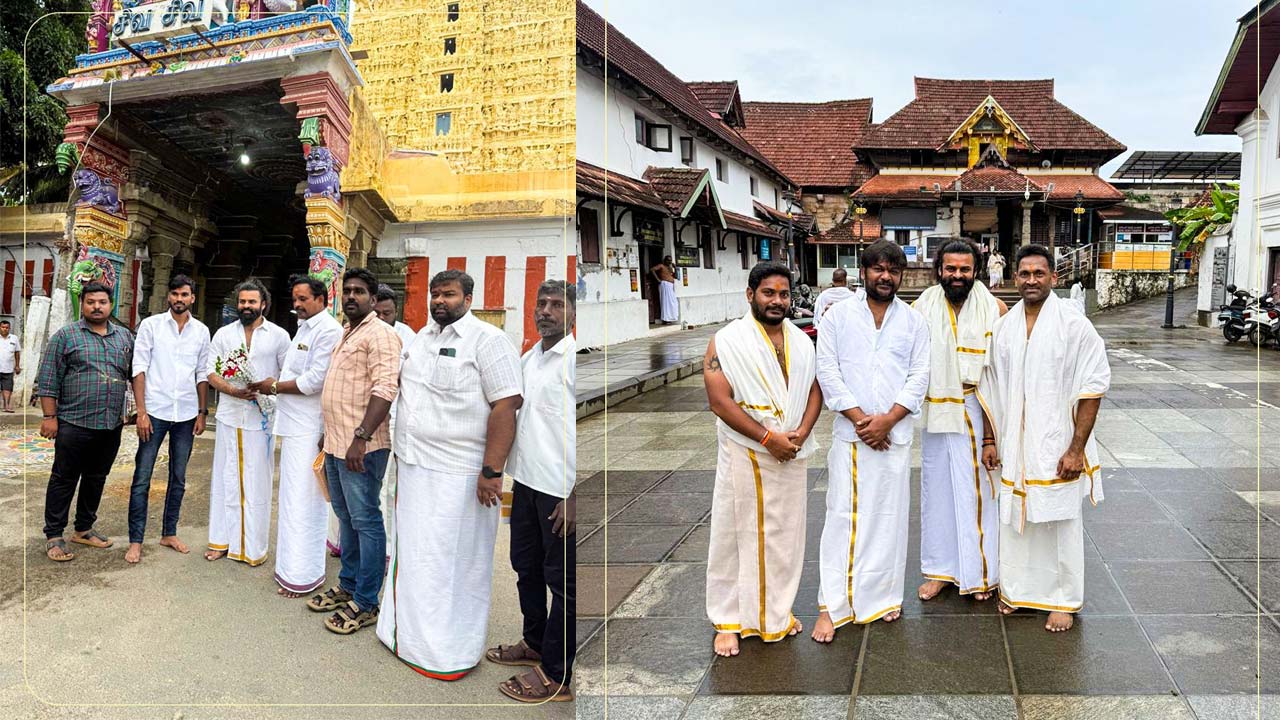 Sai Dharam Tej Visits Anantha Padmanabhaswamy Temple Sai Dharam Tej Visits Anantha Padmanabhaswamy Temple