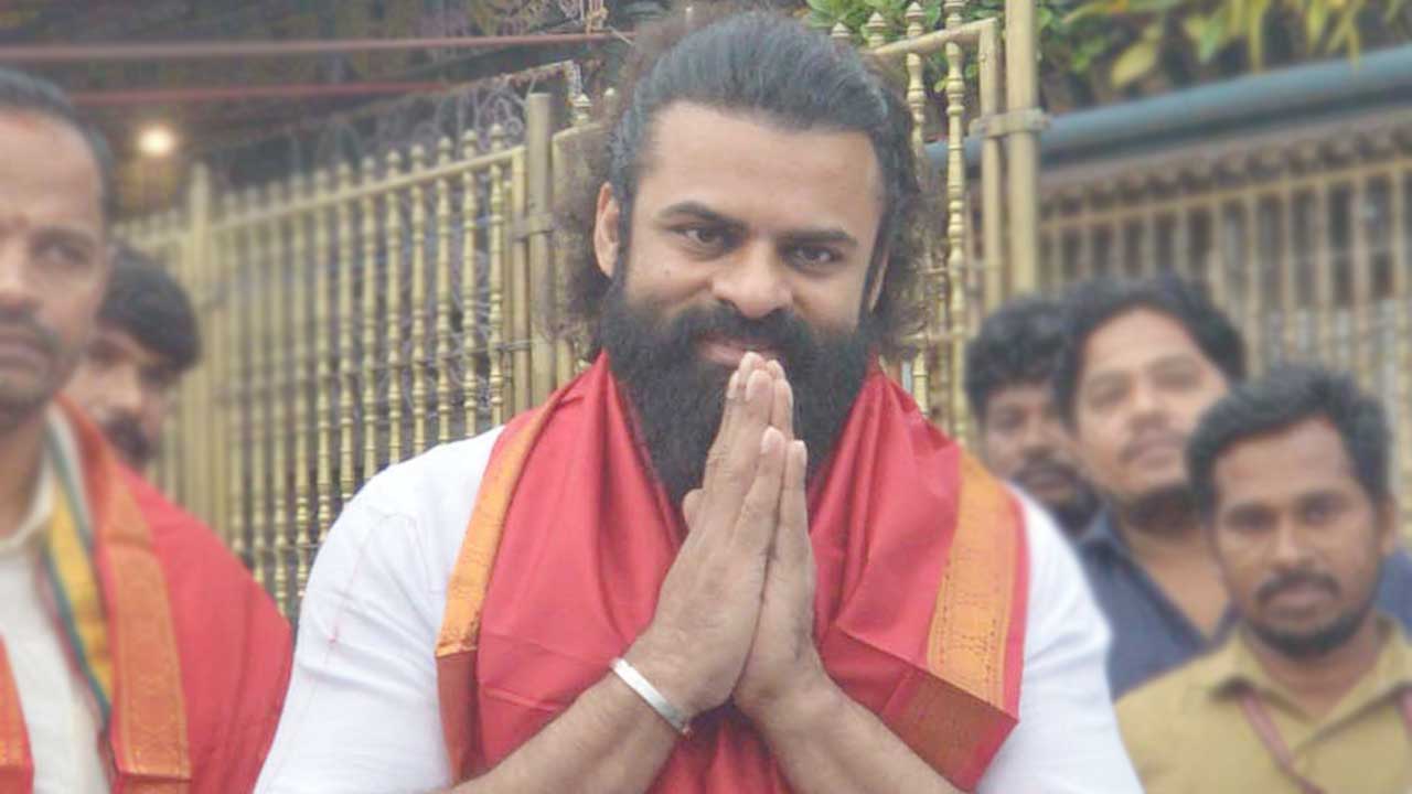 Sai Durga Tej Announces Marriage Timeline While Seeking Blessings in Tirumala Sai Durga Tej Announces Marriage Timeline While Seeking Blessings in Tirumala