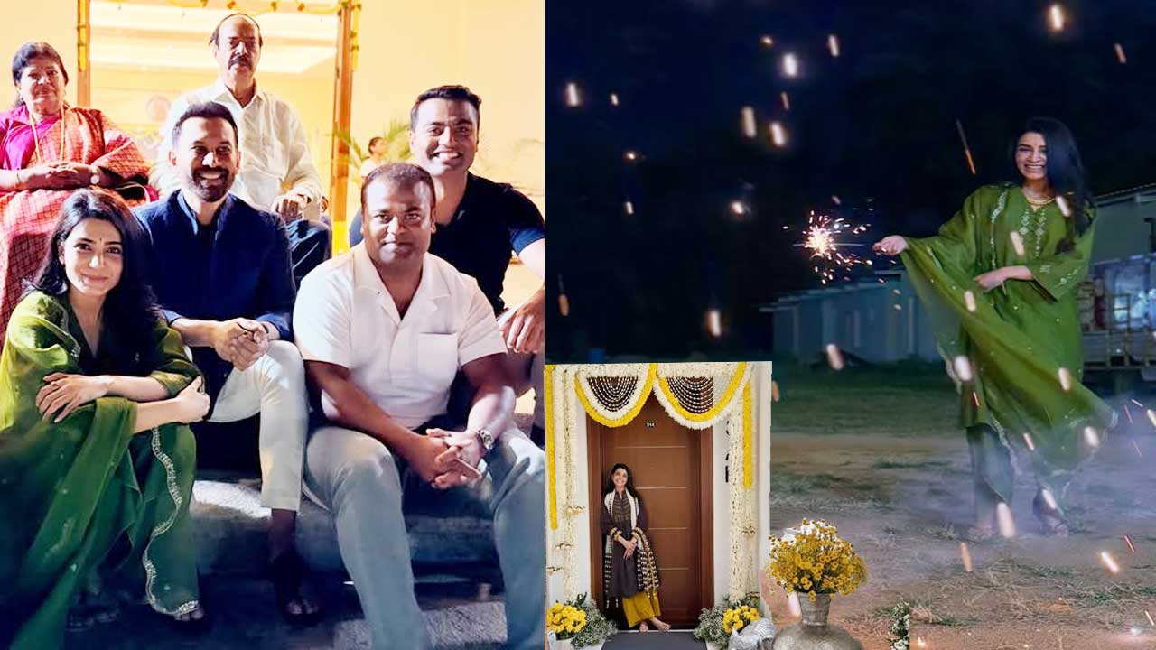 Samantha Celebrates Diwali with Boyfriend Raj Nidimoru, Marriage Hinted