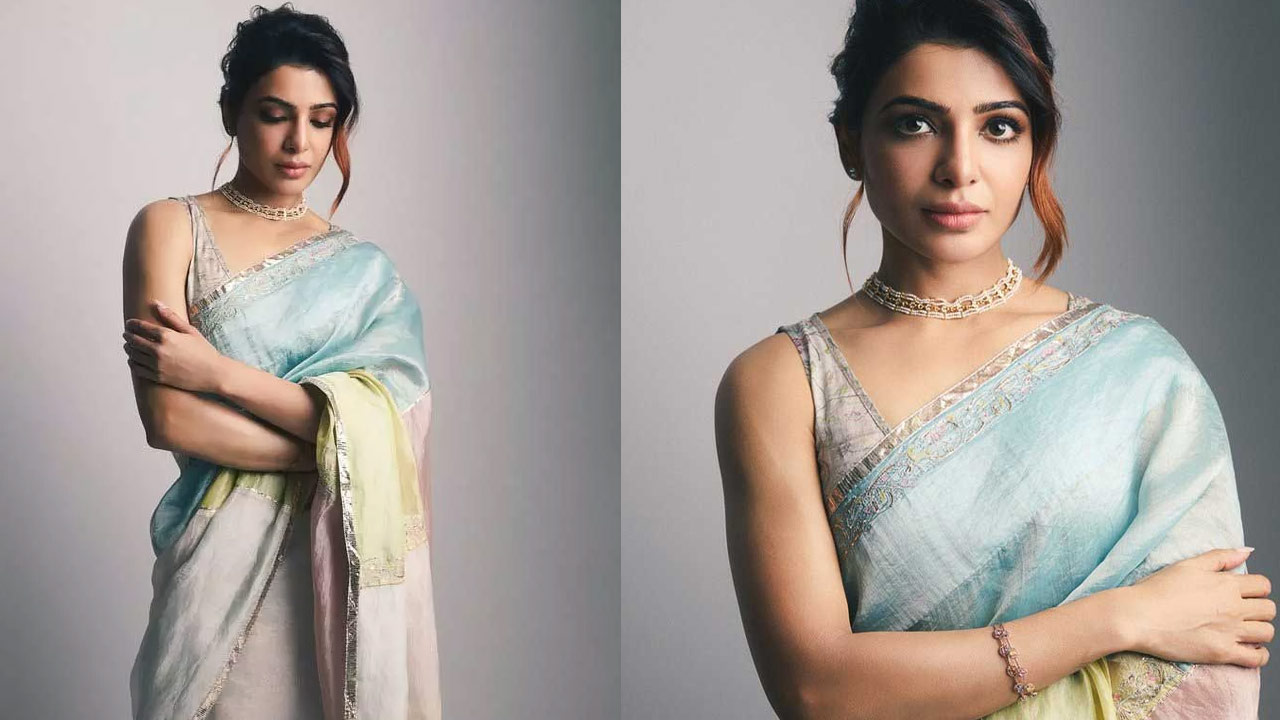 Samantha Stuns in an Elegant and Adorable Saree Look Samantha Stuns in an Elegant and Adorable Saree Look
